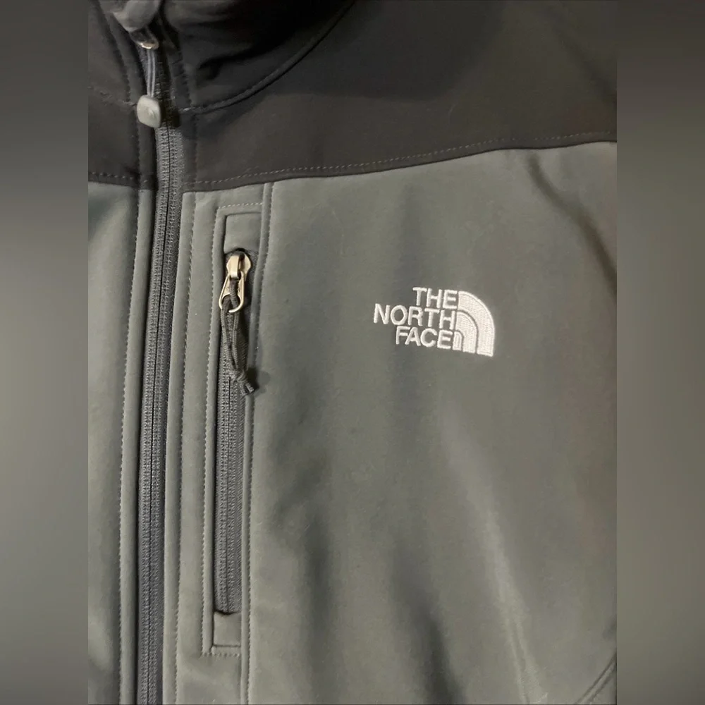 The North Face Men’s Apex Jacket XL Grey Full Zip Primaloft Lined Coat